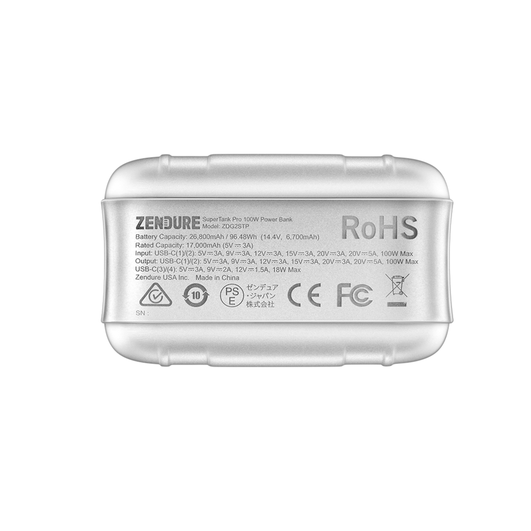 モバイルバッテリー SuperTank Pro Polymer 26,800mAh – Zendure Japan モバイルバッテリー SuperTank Pro Polymer 26,800mAh – Zendure Japan